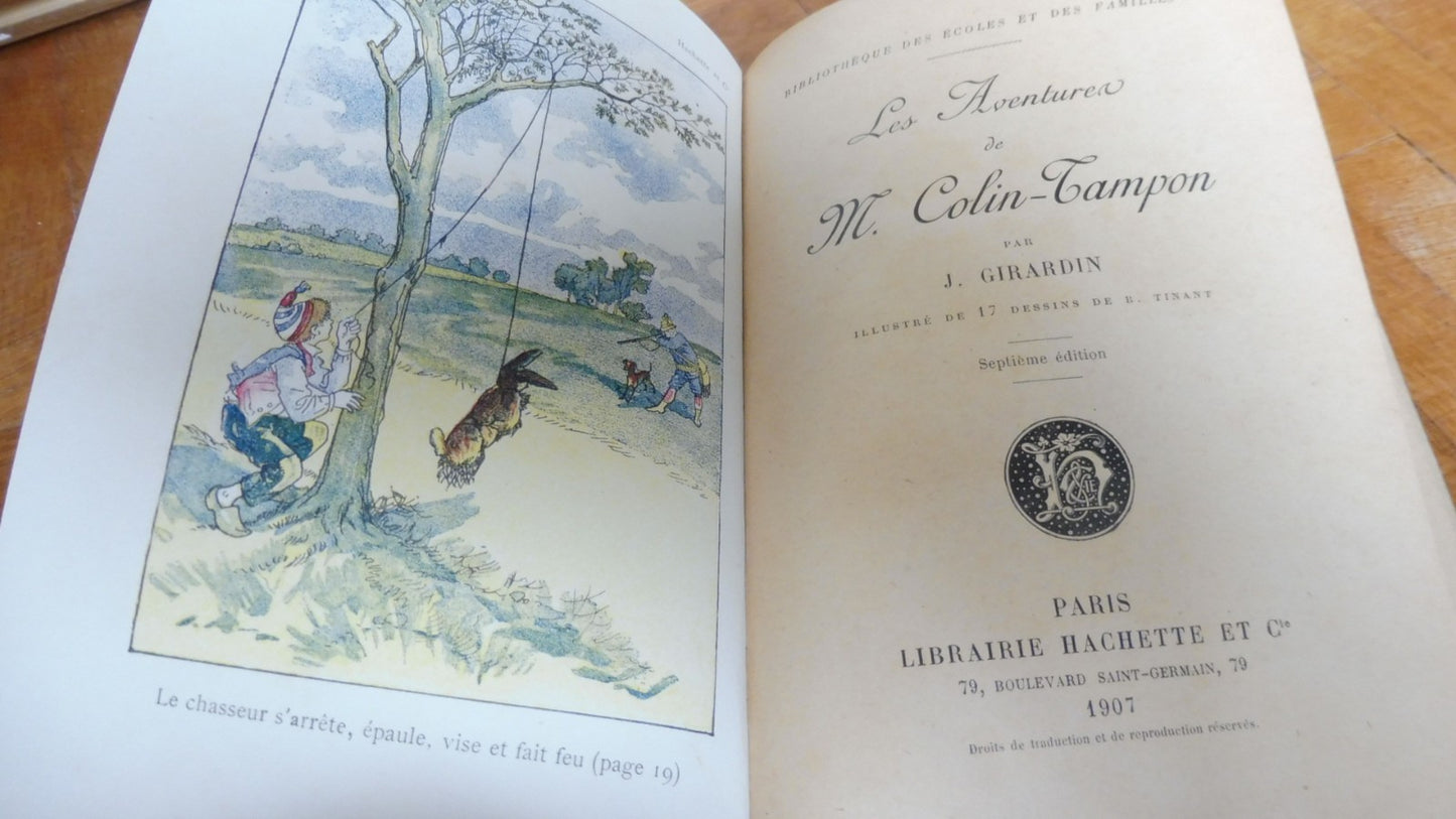 Les Aventures de Colin-Tampon (Girardin) 1907 illus. Tinant