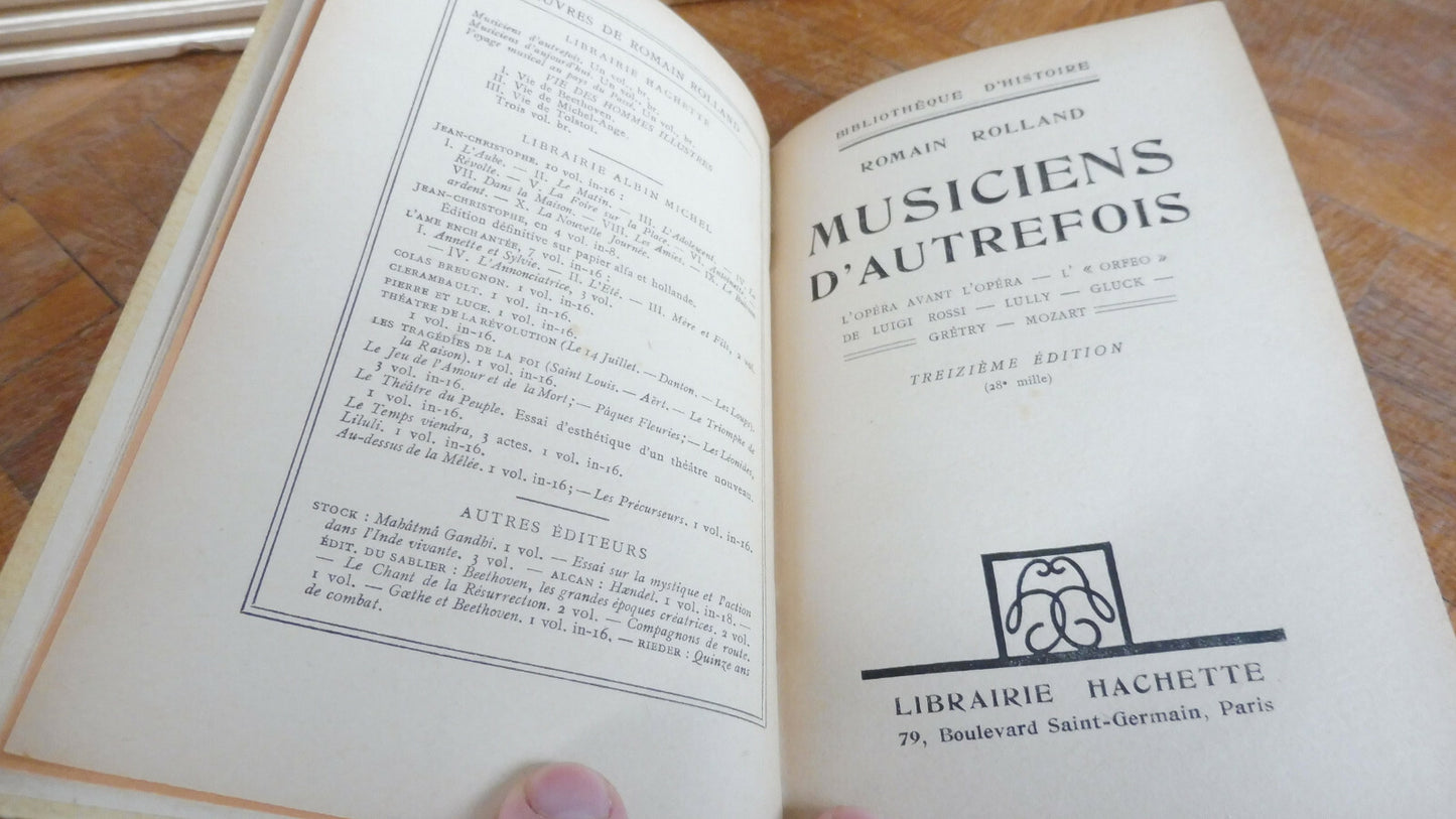 Musiciens d'autrefois (Romain Rolland) s.d.