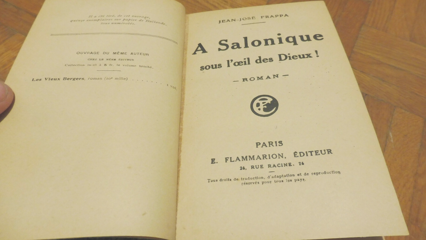 A Salonique sous l'oeil des dieux (Jean-José Frappa) 1926