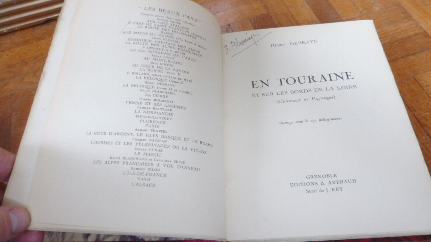 En Touraine et sur les bords de Loire (Henry Debraye) 1929