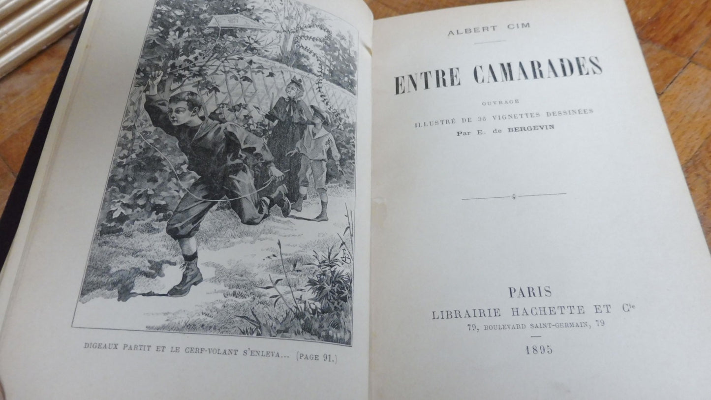 Entre camarades (Albert Cim) 1895 illus. Bergevin