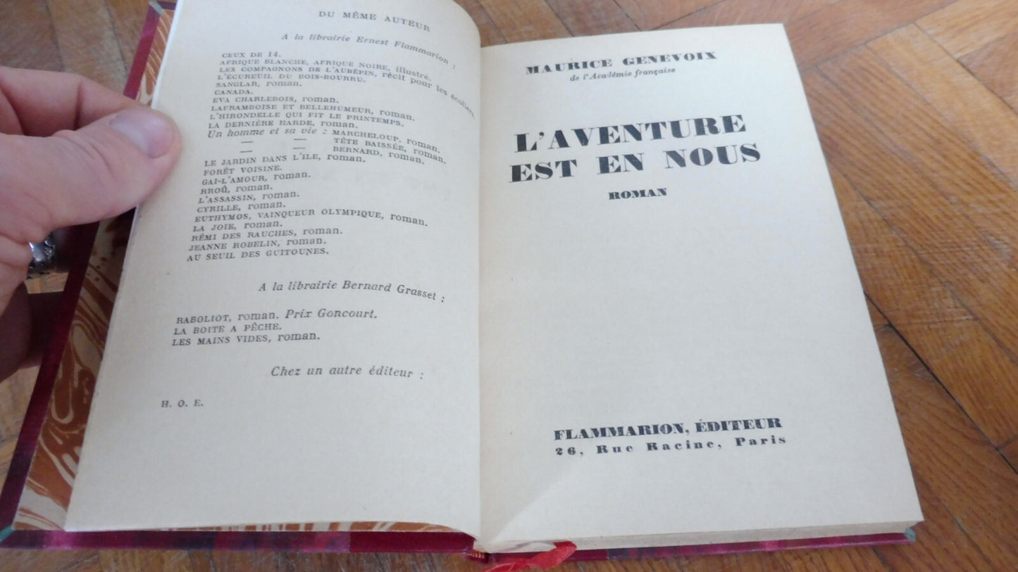 L'Aventure est en nous (Maurice Genevoix) 1952