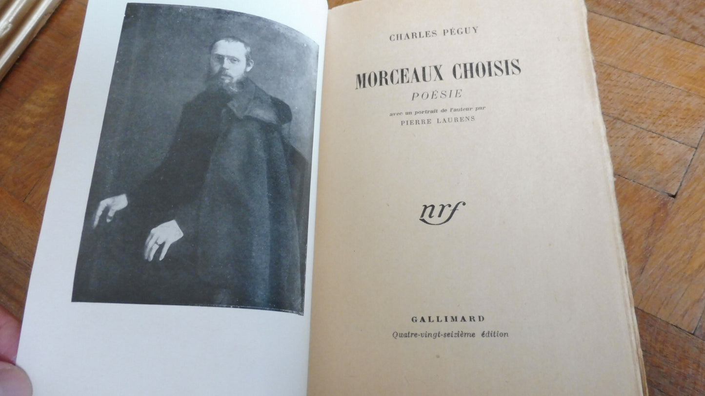 Morceaux choisis. Poésie (Charles Péguy) 1950