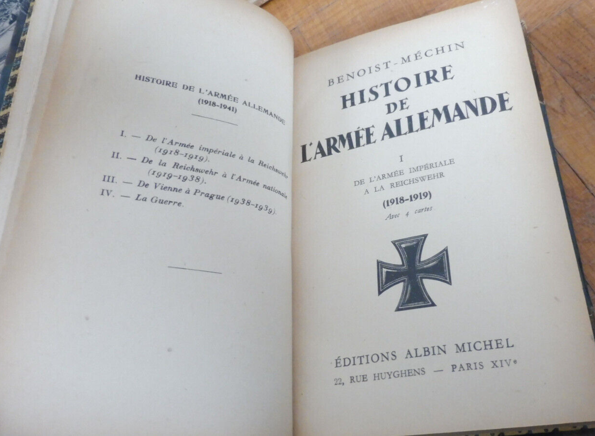 Histoire de l'armée Allemande (Benoist-Méchin) 1942-43 2 vol.
