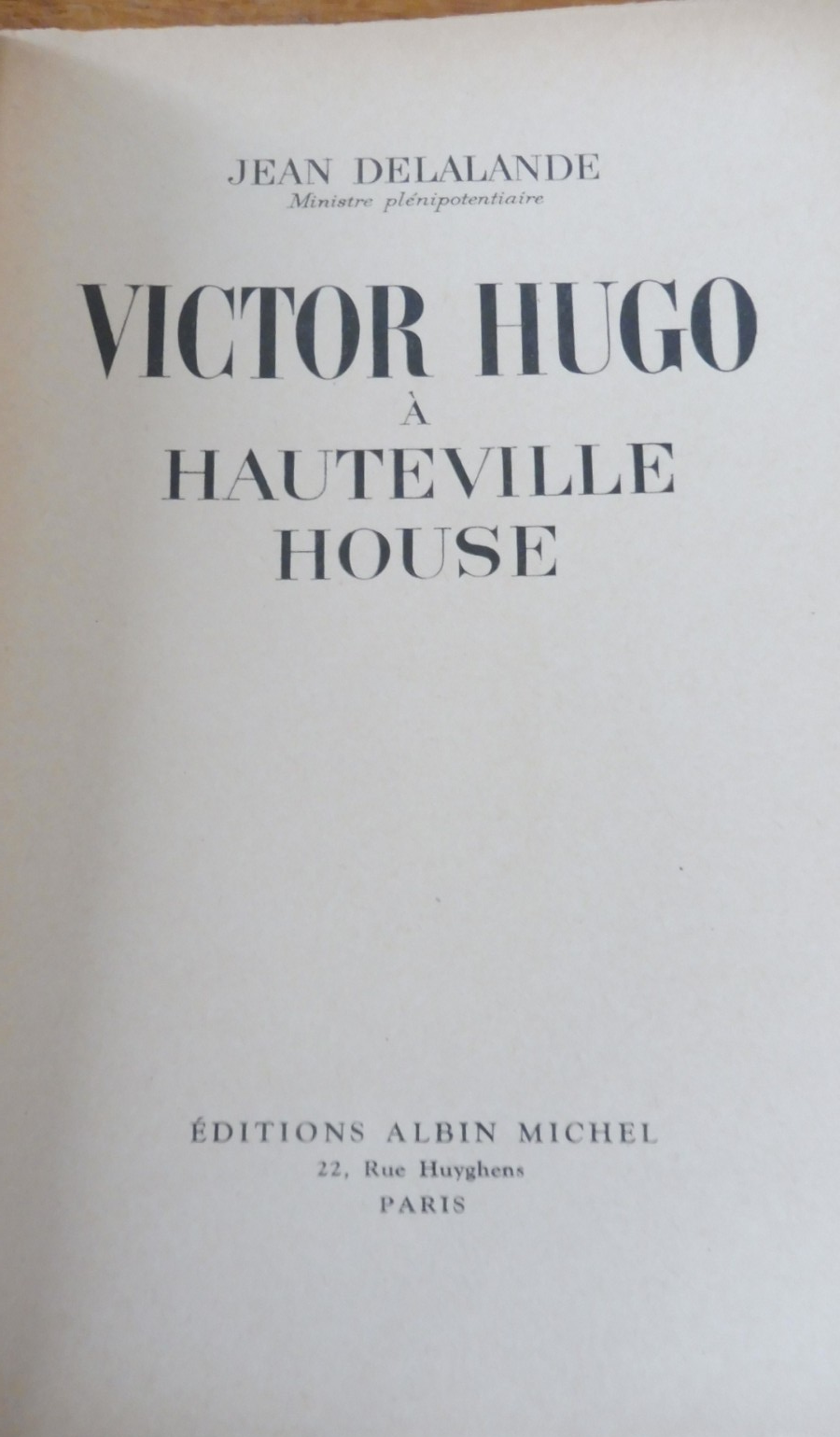 Victor Hugo à Hauteville House (Jean Delalande) 1947