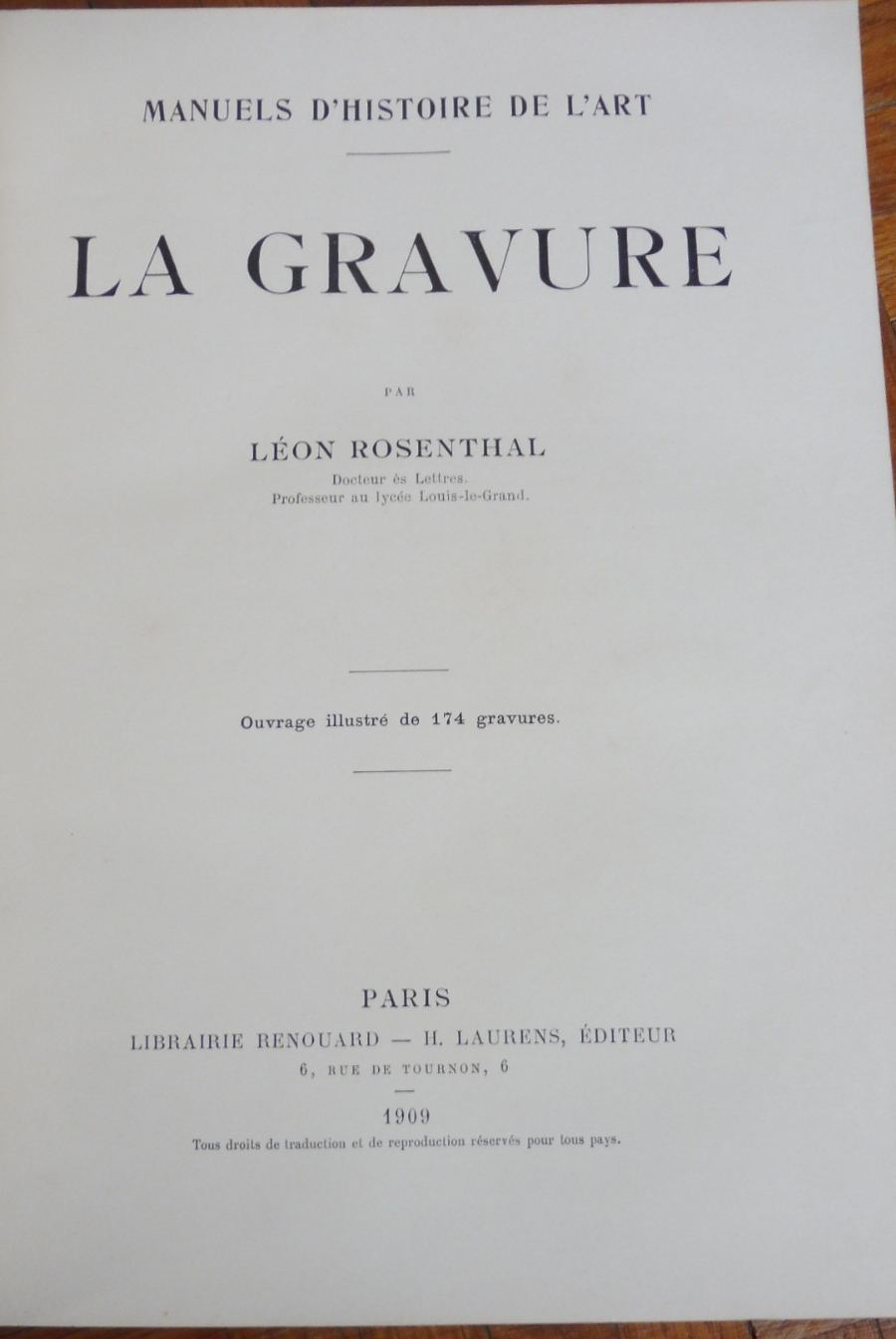 La Gravure (Léon Rosenthal) 1909
