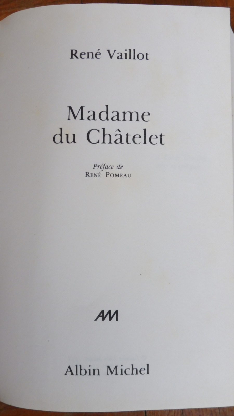 Madame du Châtelet (René Vaillot) 1978