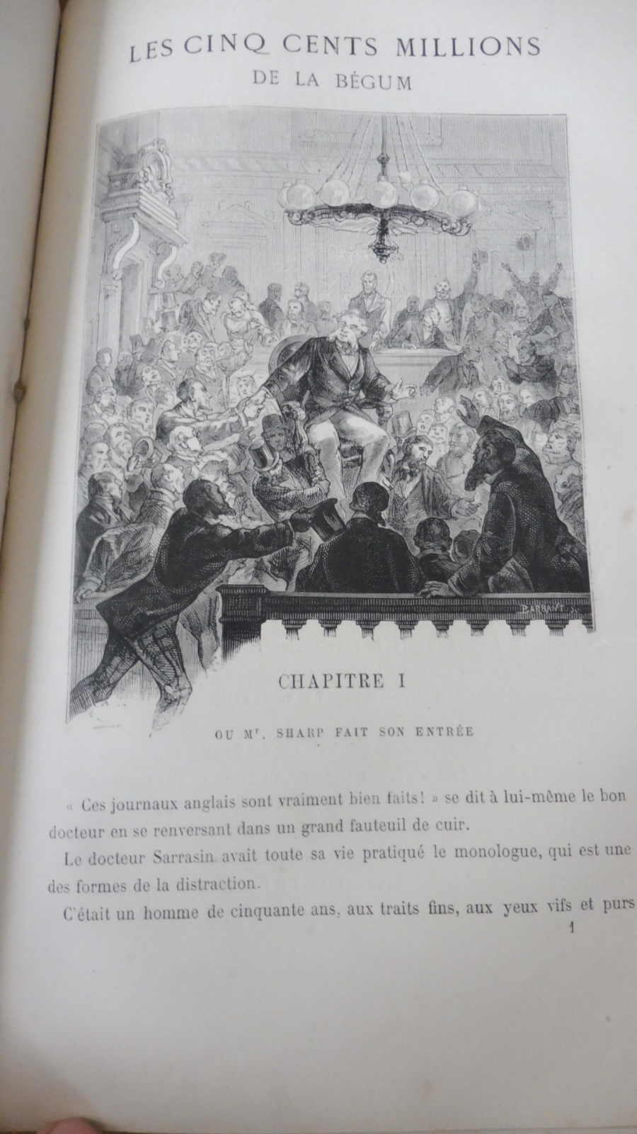 Tribulations d'un chinois. Les 500 millions de la Begum (J. Verne) illus. Benett