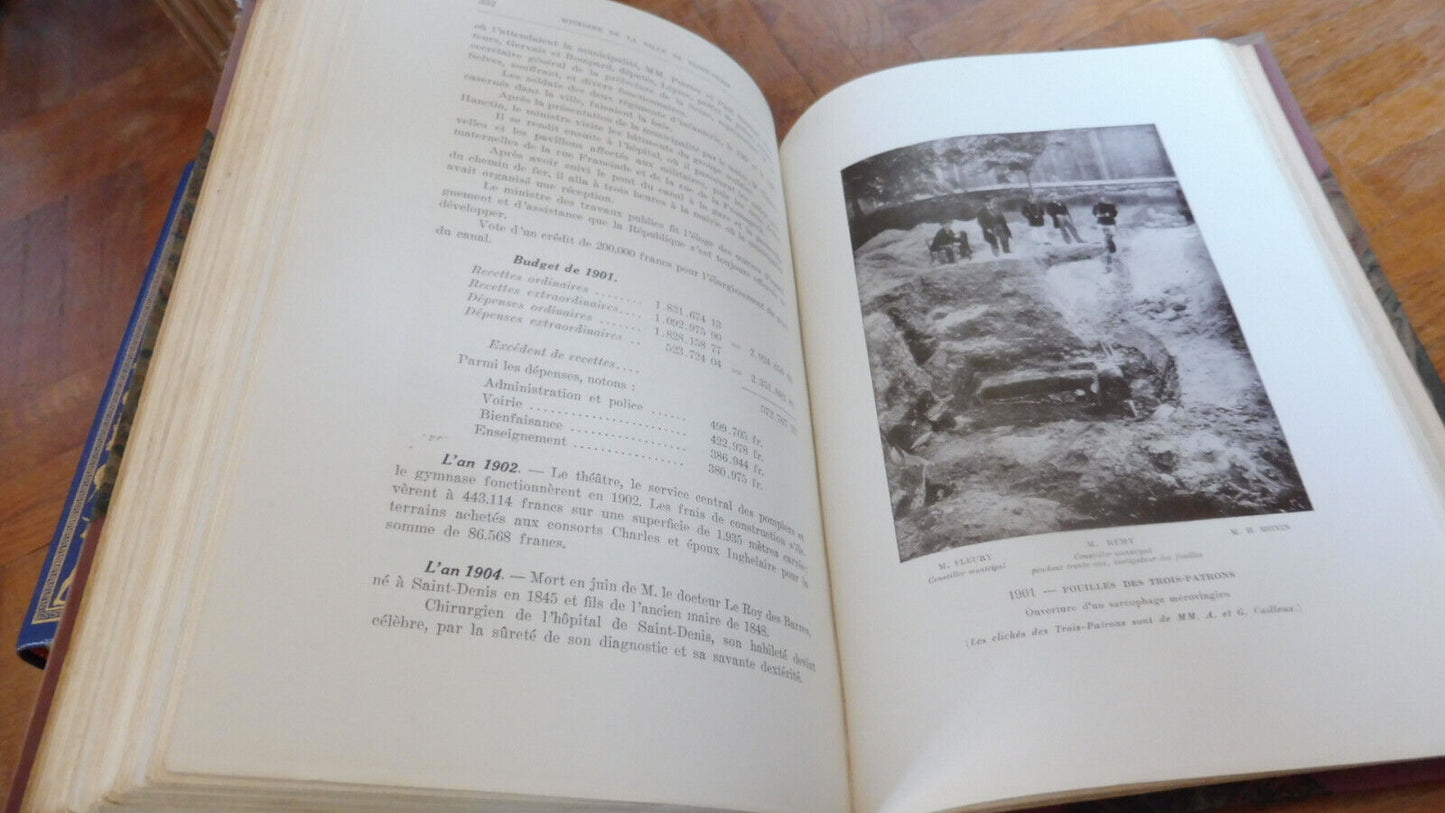 Histoire de la ville de Saint-Denis et de la basilique (H. Monin) 1928
