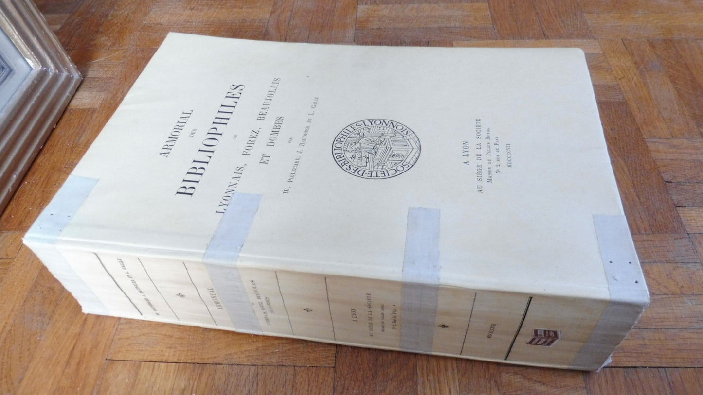 Armorial des bibliophiles de Lyonnais, Forez... (Poidebard et alii.) 1907