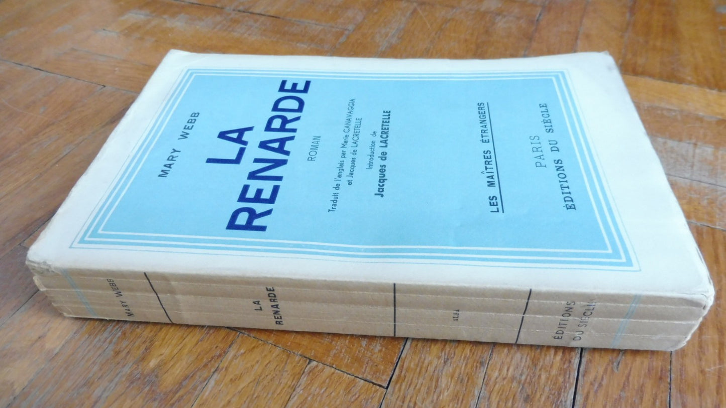 La Renarde (Mary Webb) 1933 EO ALFA