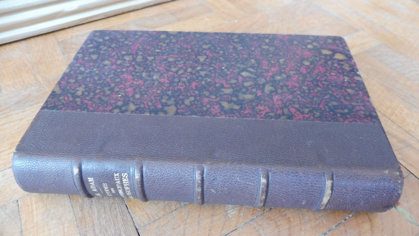 Etudes sur les principaux philosophes (Ch. Adam) 1886
