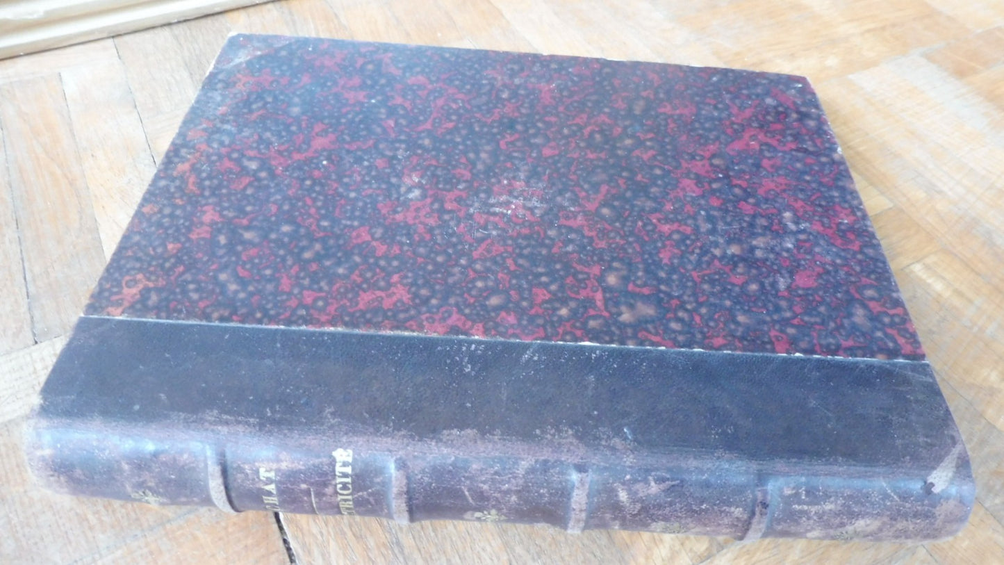 Conférences de Ernest Bichat c.a. 1880 SCIENCES PHYSIQUE MANUSCRIT