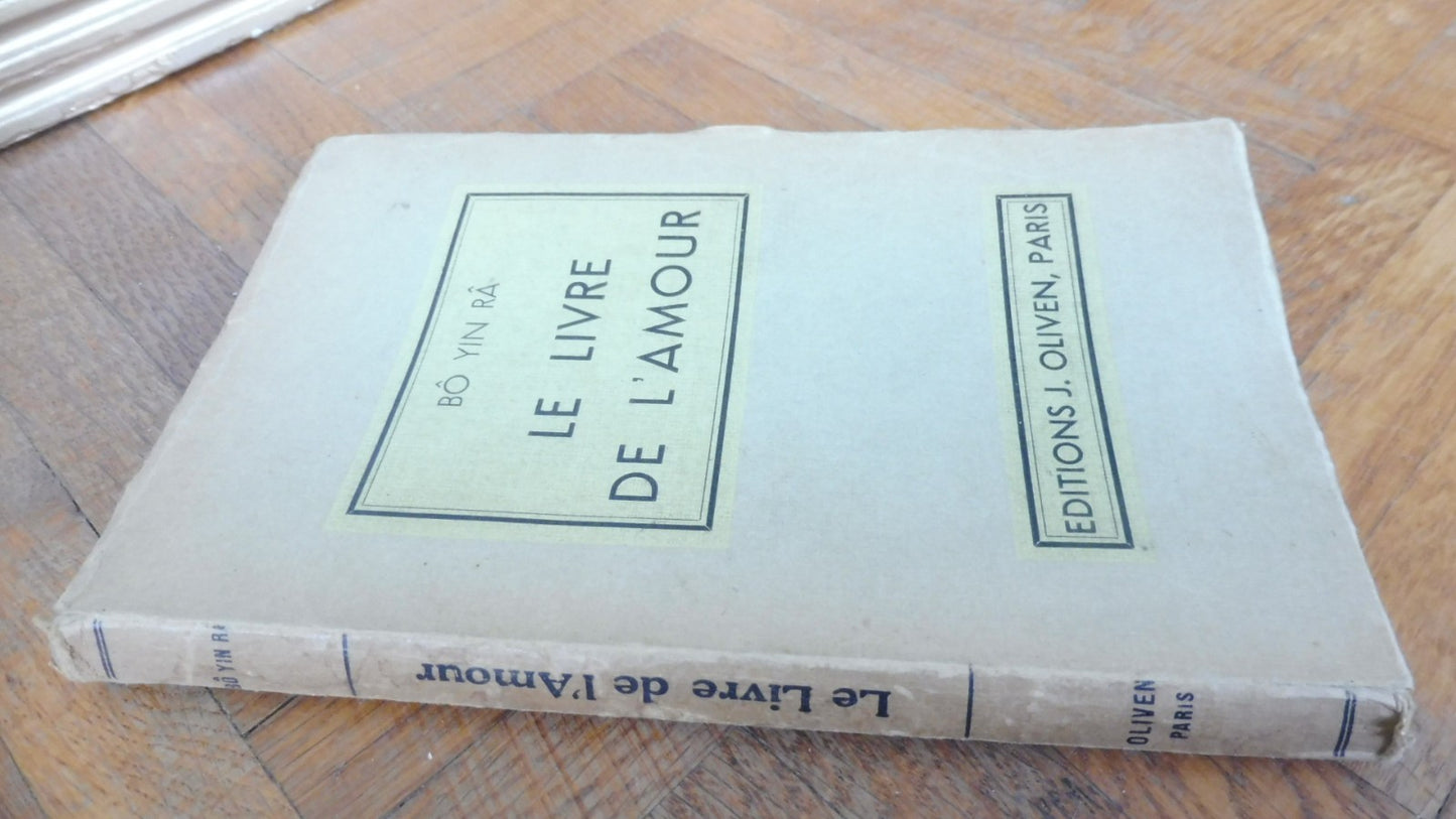 Le Livre de l'amour (Bo Yin Ra) 1934