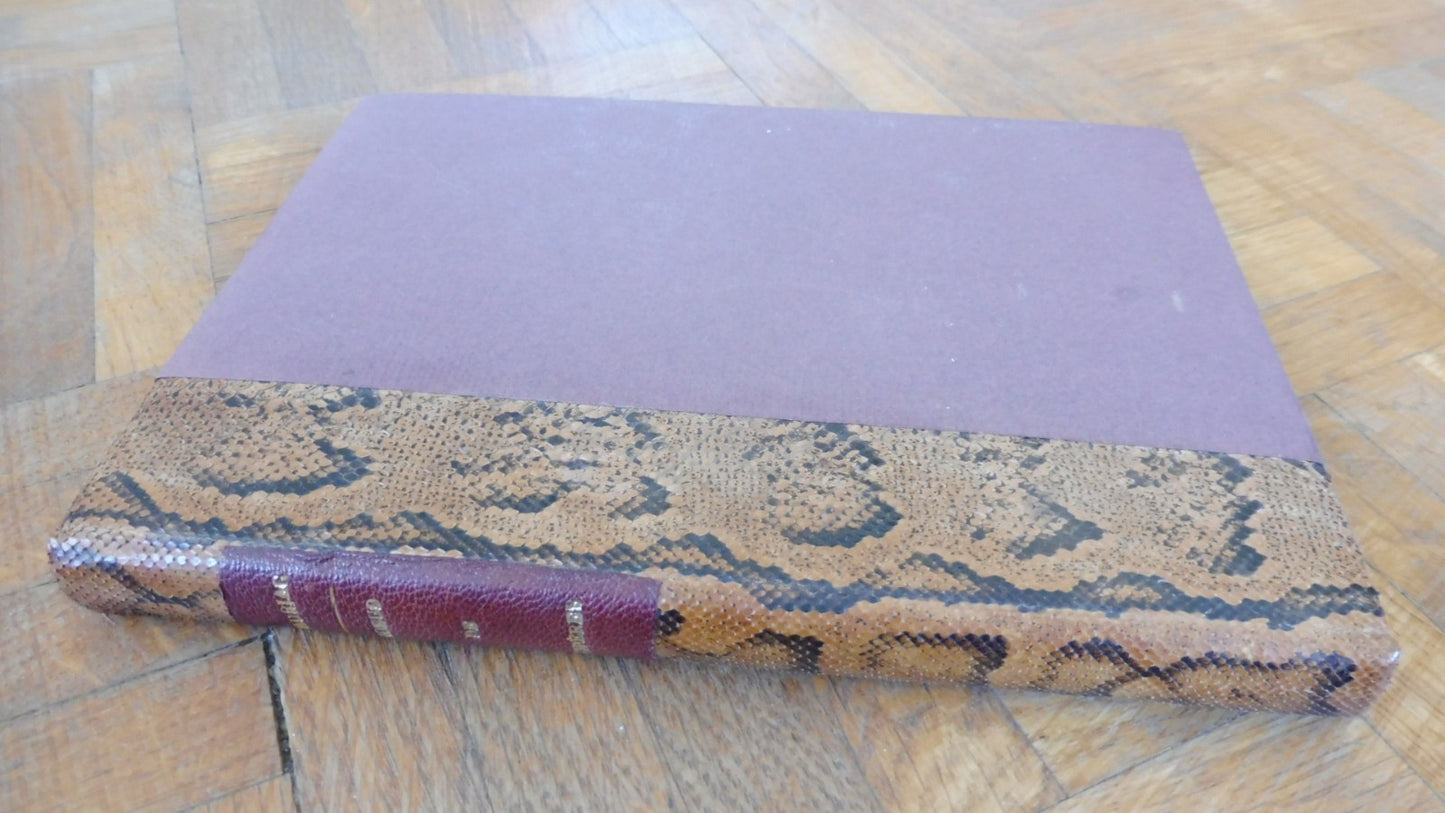 Le Noeud de vipères (Mauriac) 1923 illus. Grillon RELIURE SERPENT