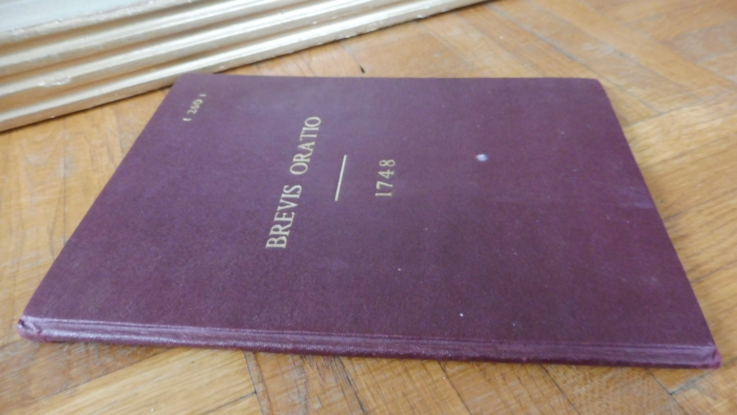 Brevis oratio quam coram Petro Michaele de Almeyda (De Siqueyra) 1748