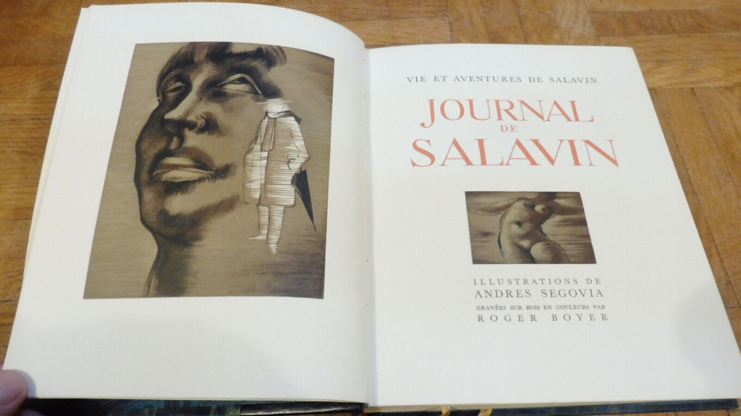 Journal de Salavin (Georges Duhamel) s.d. Illus. Segovia VELIN