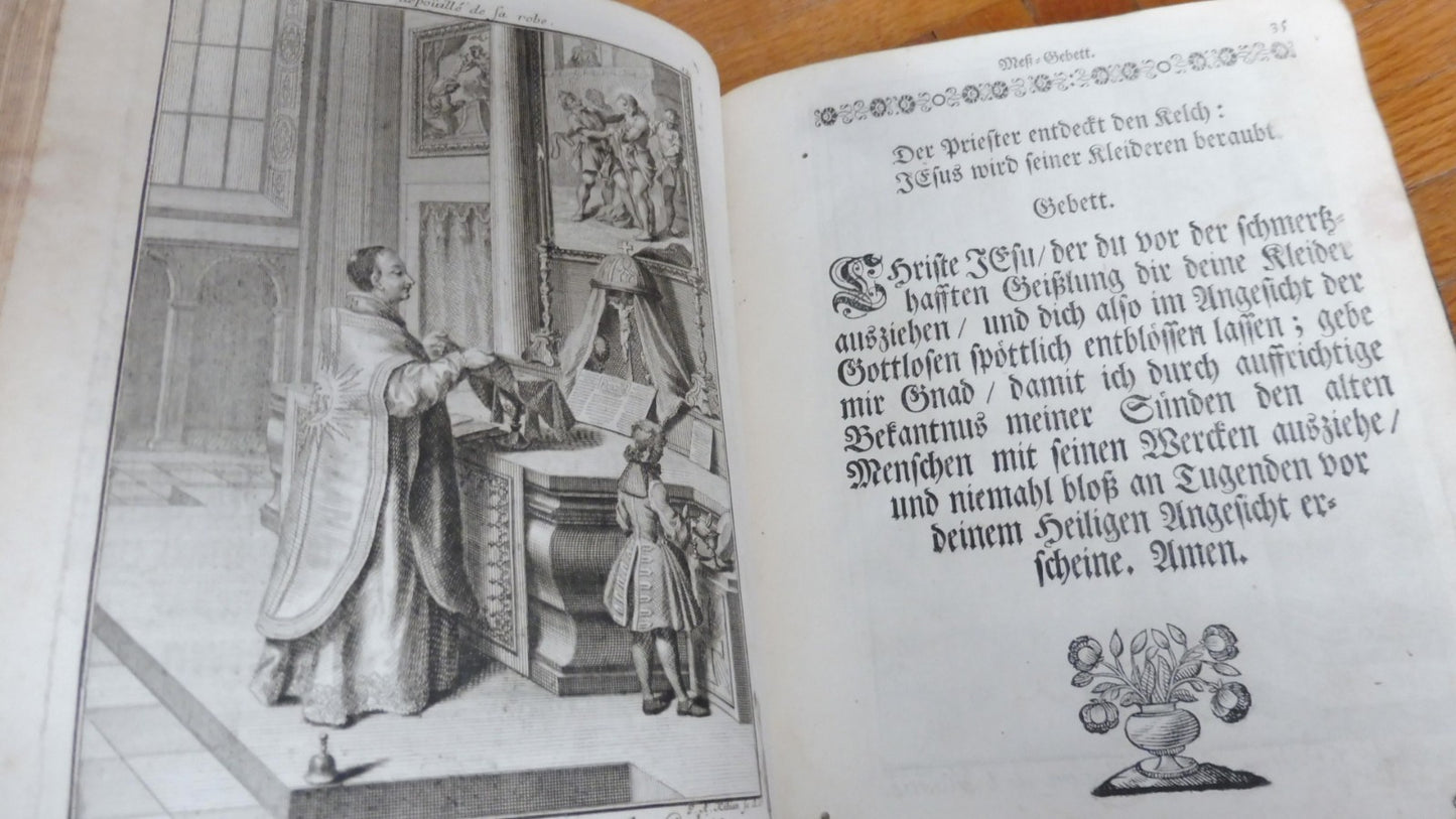 Erste und fürnehmste Weiss dem Heiligen Mess Opffer (M. Vogel) 1741