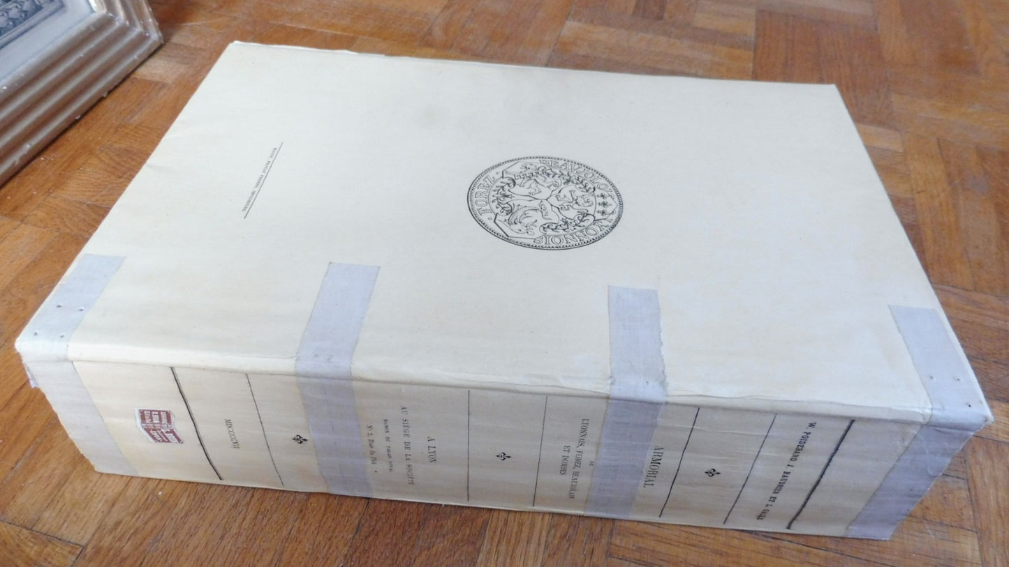 Armorial des bibliophiles de Lyonnais, Forez... (Poidebard et alii.) 1907