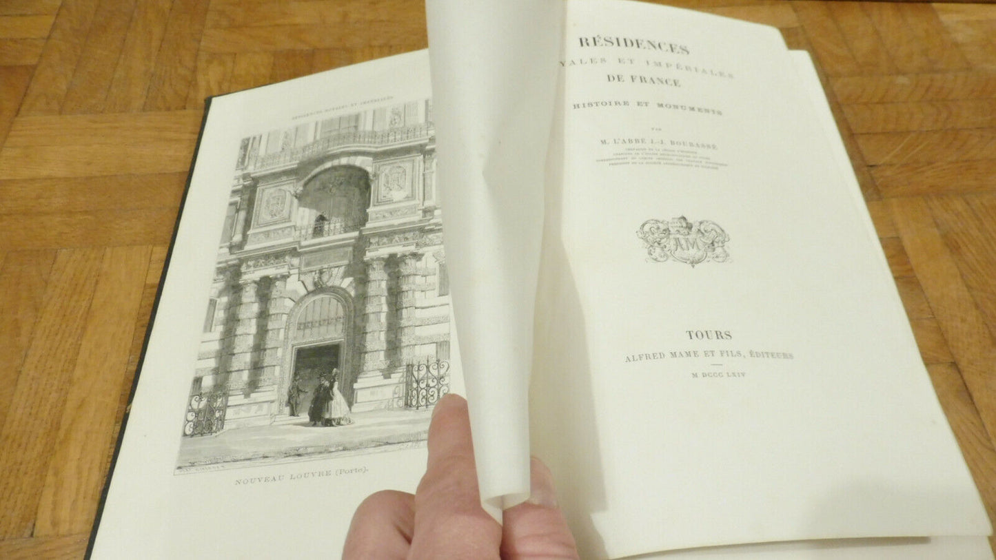 Résidences royales et impériales de France (Bourassé) 1864