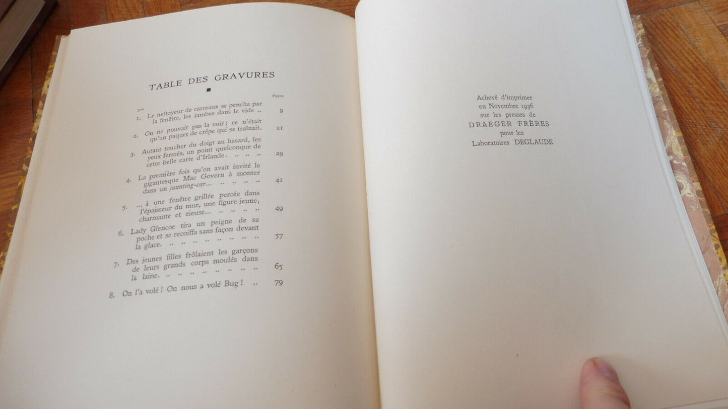 Bug O'Shea (Paul Morand) 1936 illus. Icart EO