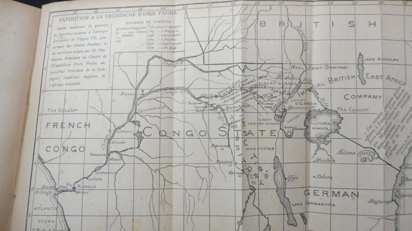 Expédition Stanley à la recherche d'Emin Pacha (E. Musgrave Barttelot) 1891