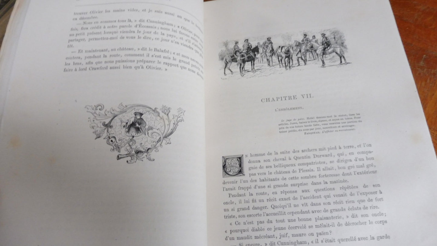 Quentin Durward (Walter Scott) 1881 illus. Comte, Delort, Marie, Pellicer, Pille