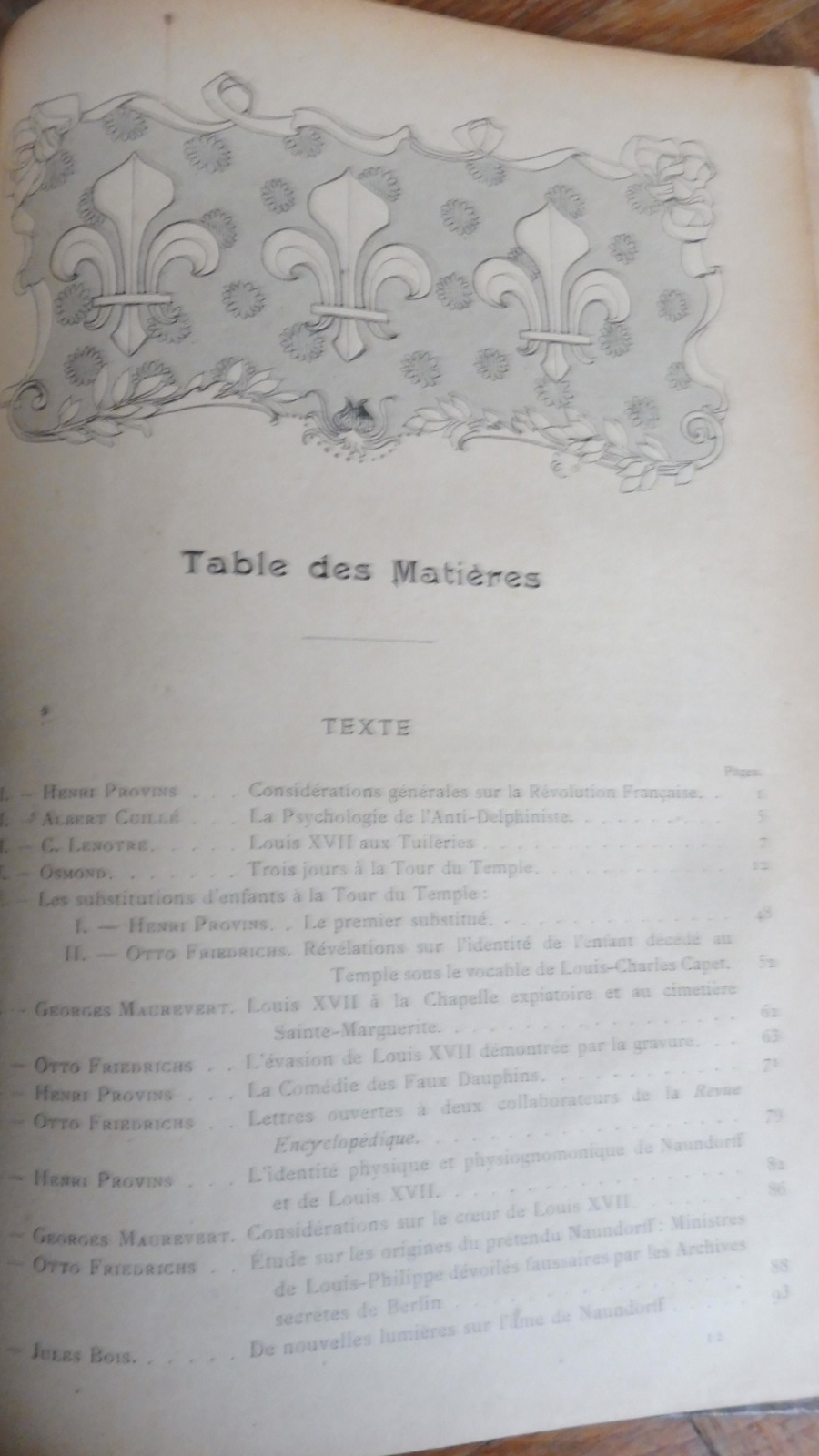La Question de Louis XVII (Otto Friedrichs) 1900