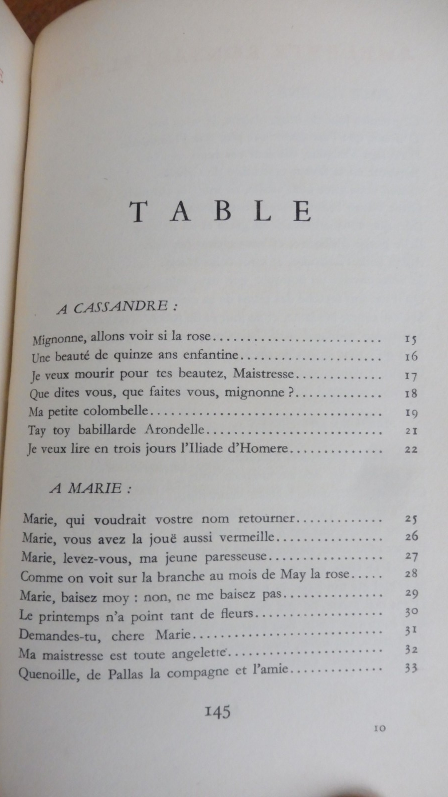 Amours, odes, mélanges (Ronsard) 1936 VELIN