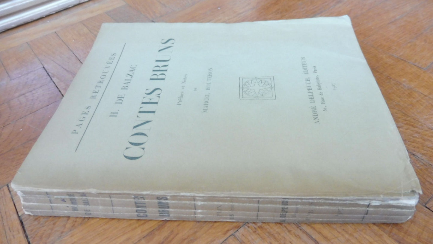 Contes bruns (Honoré de Balzac) 1927