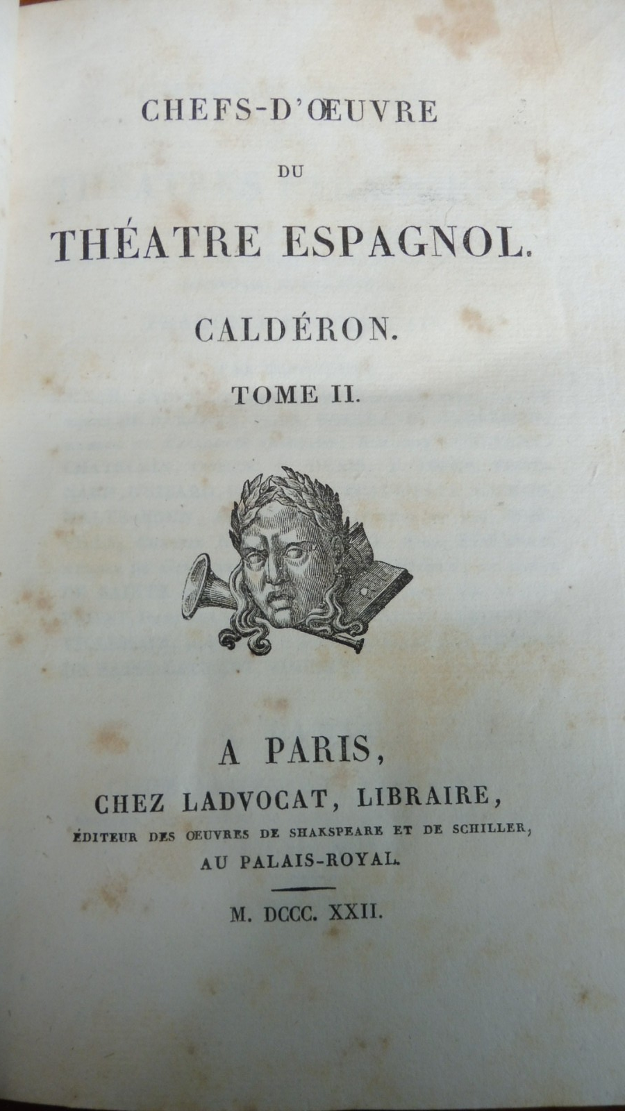 Chefs d'oeuvre du théâtre espagnol 1822