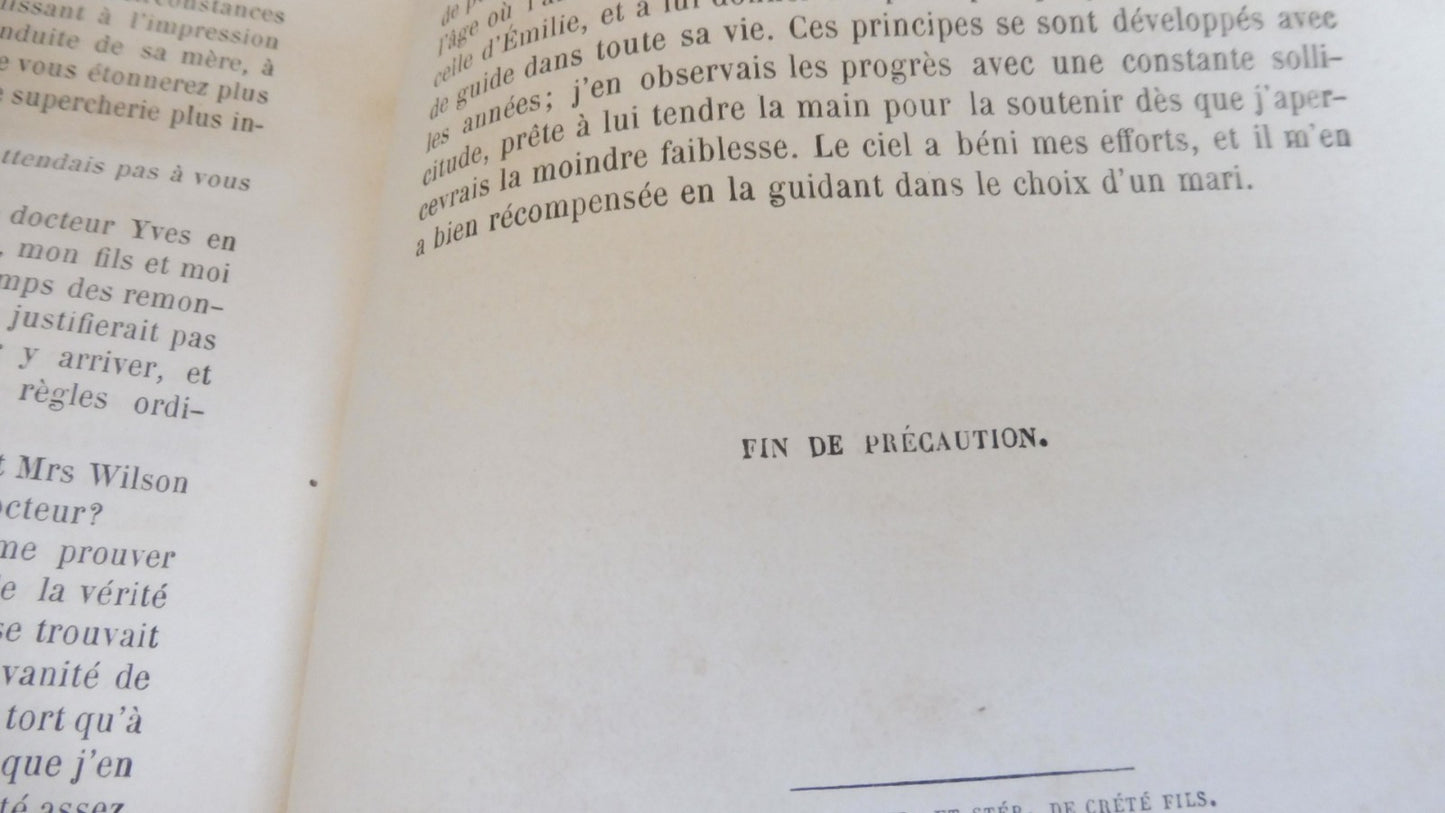 Précaution (J. F. Cooper) s.d.