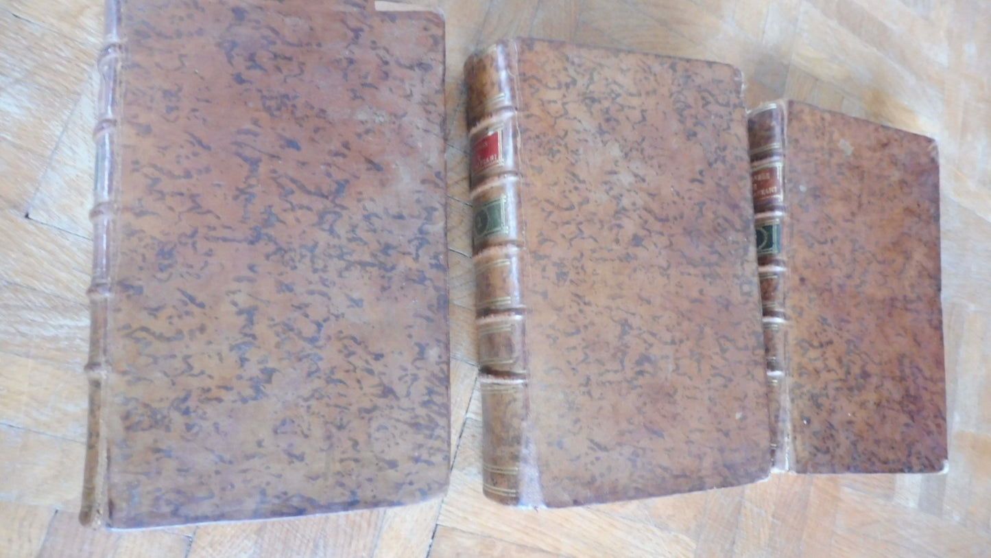 Oeuvres de Spallanzani (Lazzaro Spallanzani) 1786-87 3 vol BIOLOGIE