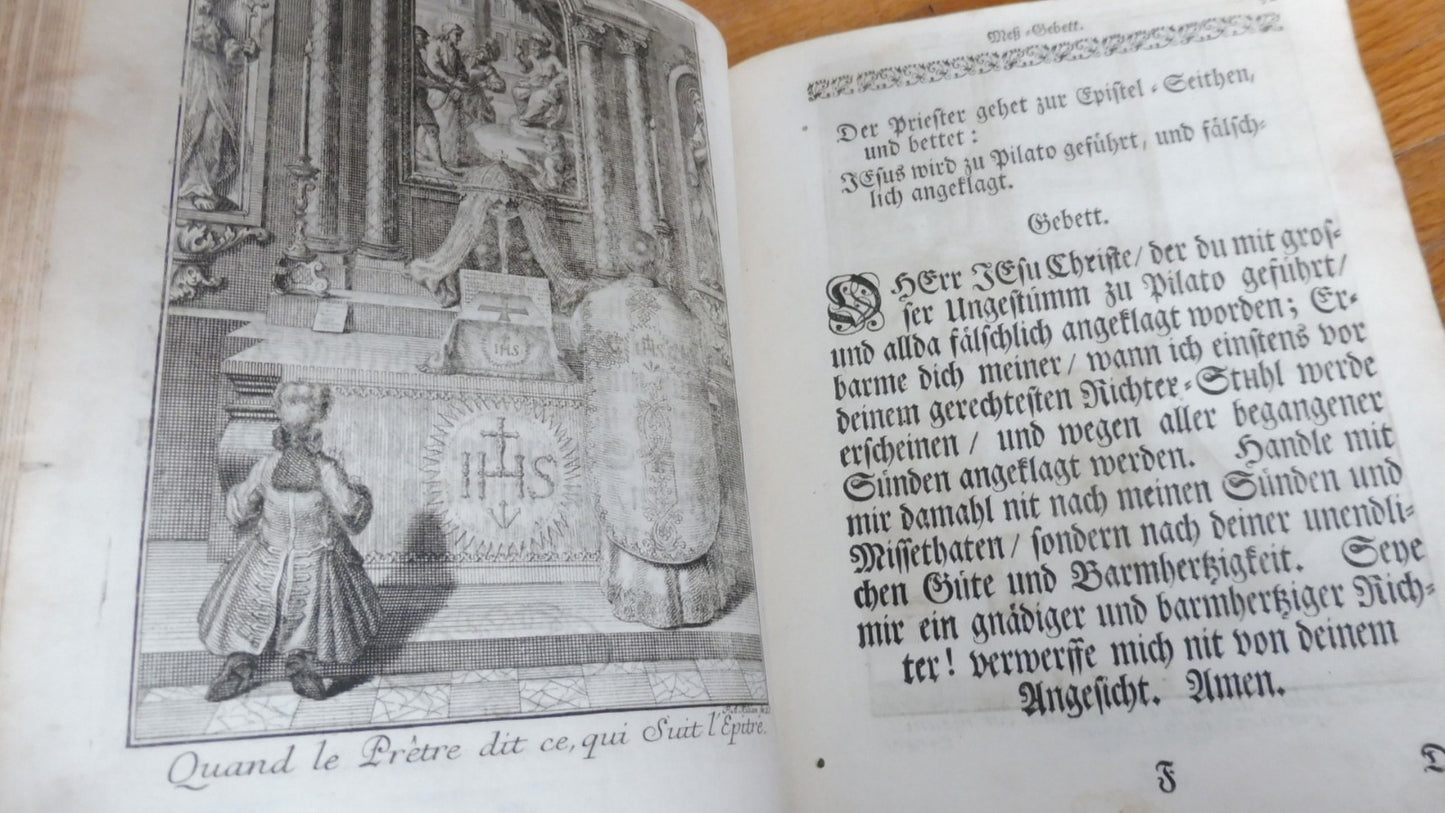 Erste und fürnehmste Weiss dem Heiligen Mess Opffer (M. Vogel) 1741