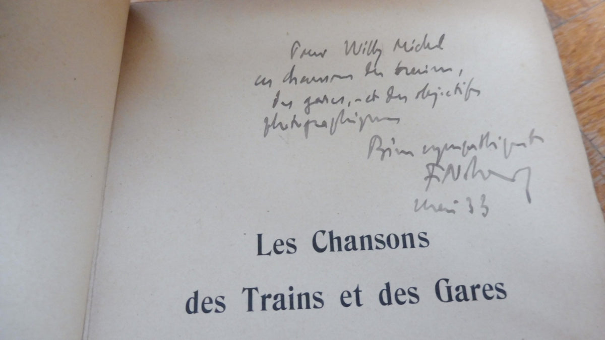 Les Chansons des trains et des gares (Franc Nohain) 1899 ENVOI