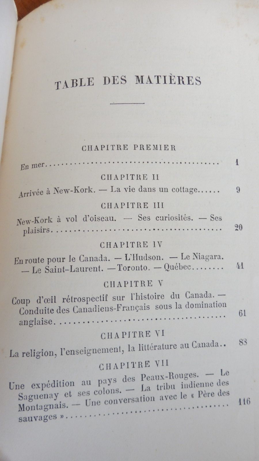 De l'Atlantique au Pacifique (Baron Etienne Hulot) 1888 CANADA USA