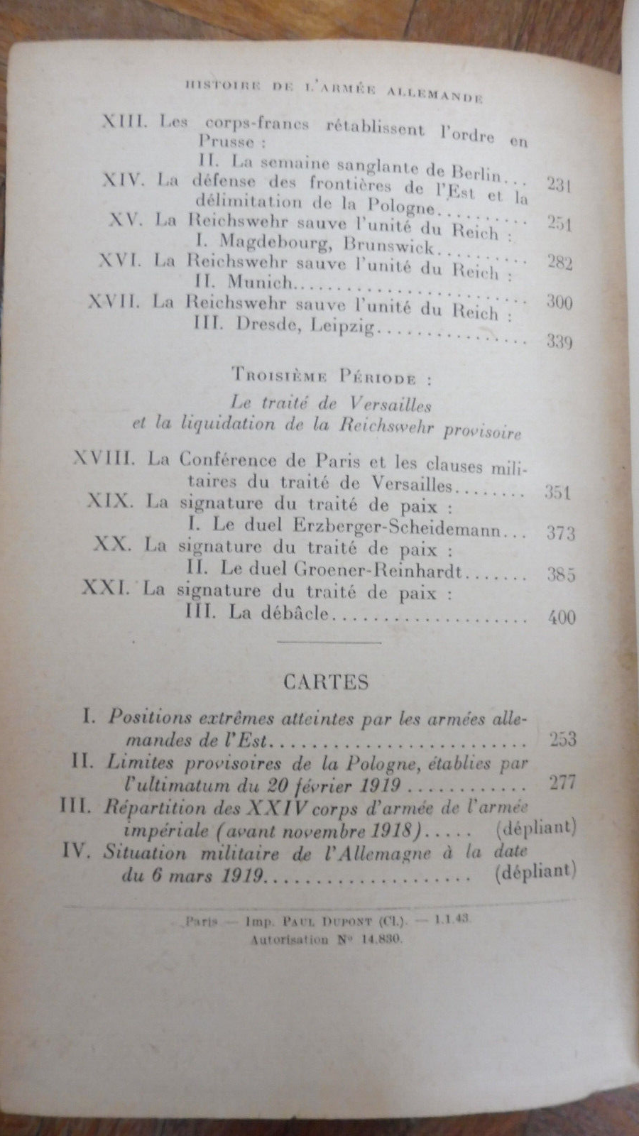 Histoire de l'armée Allemande (Benoist-Méchin) 1942-43 2 vol.