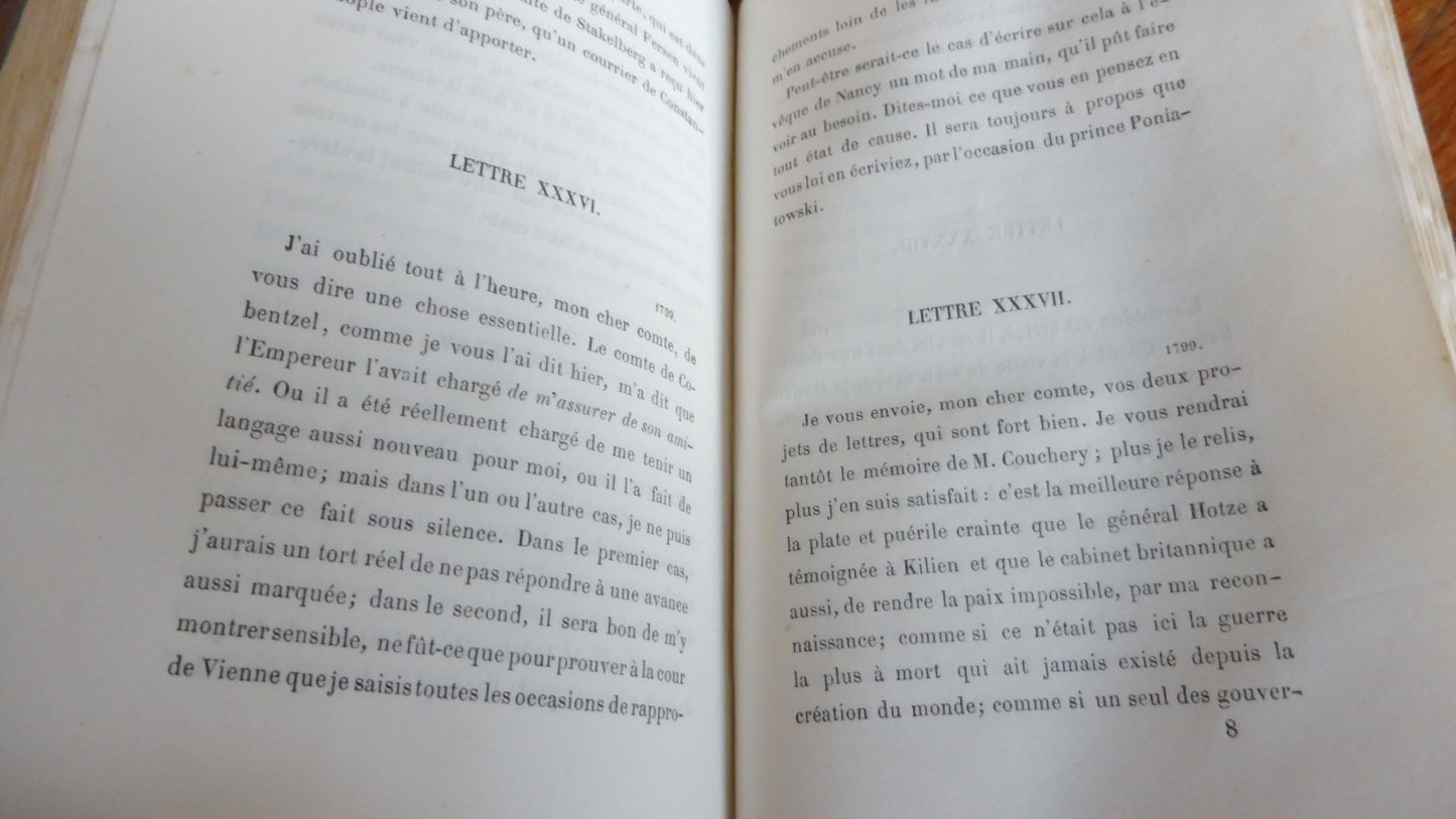 Lettres et instructions de Louis XVIII au comte de St.-Priest (De Barante) 1845