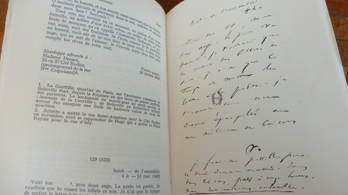 Lettres à Juliette Drouet (Victor Hugo) 1964