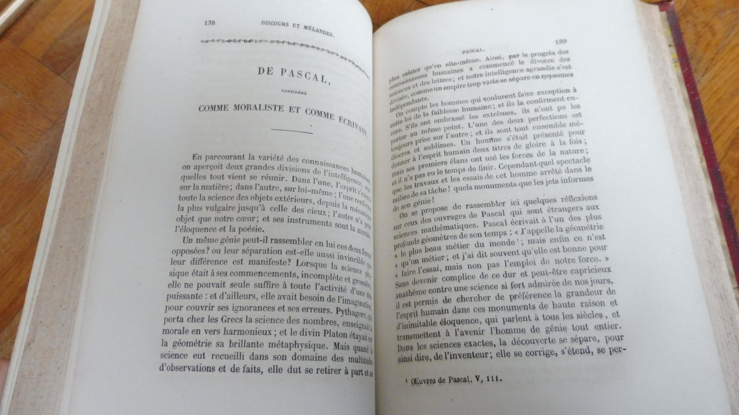 Discours et mélanges (Villemain) 1873