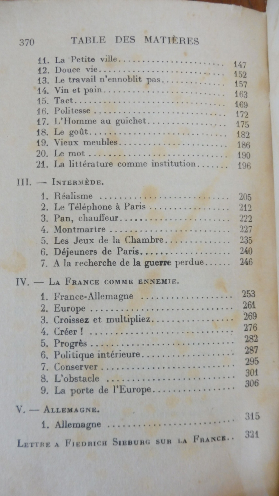 Dieu est-il français ? (Friedrich Sieburg) 1930