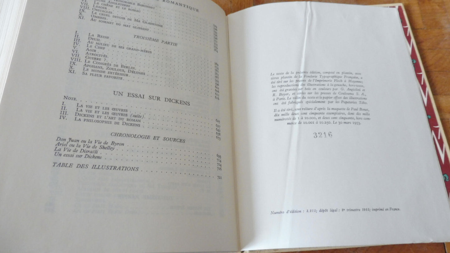 L'Angleterre romantique (André Maurois) 1953 illus. Grau Sala BONET