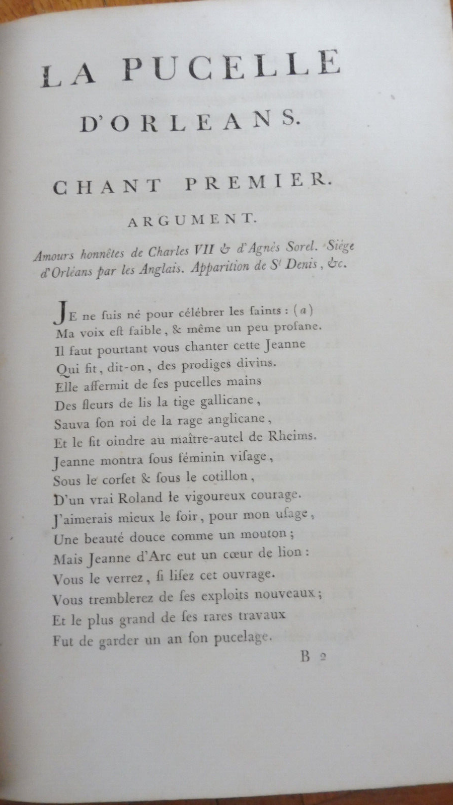 La Pucelle d'Orléans (Voltaire) s.d. [c.a. 1780]