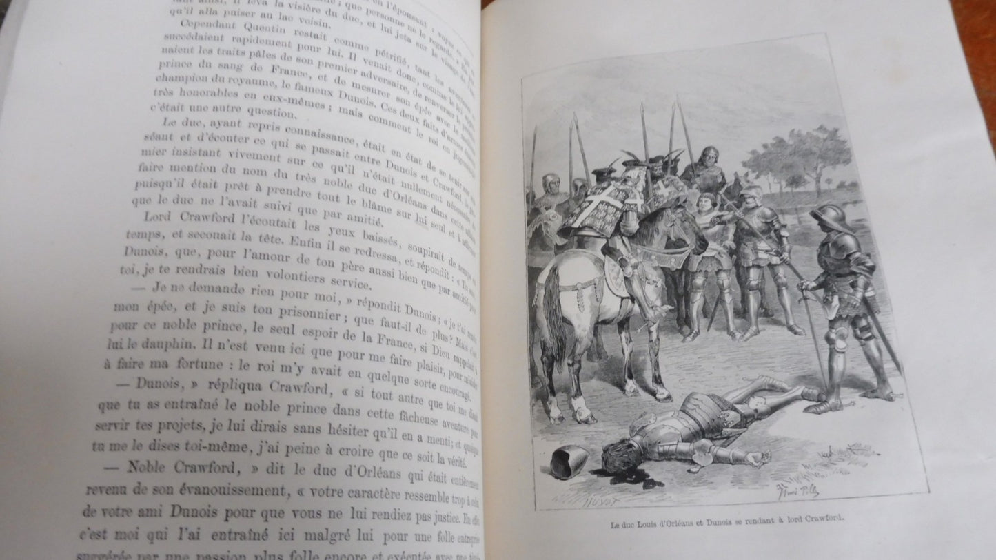 Quentin Durward (Walter Scott) 1881 illus. Comte, Delort, Marie, Pellicer, Pille