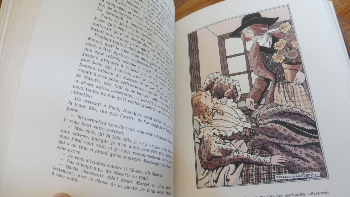 Scènes de la vie de Bohème (Henri Murger) 1929 illus. Berty