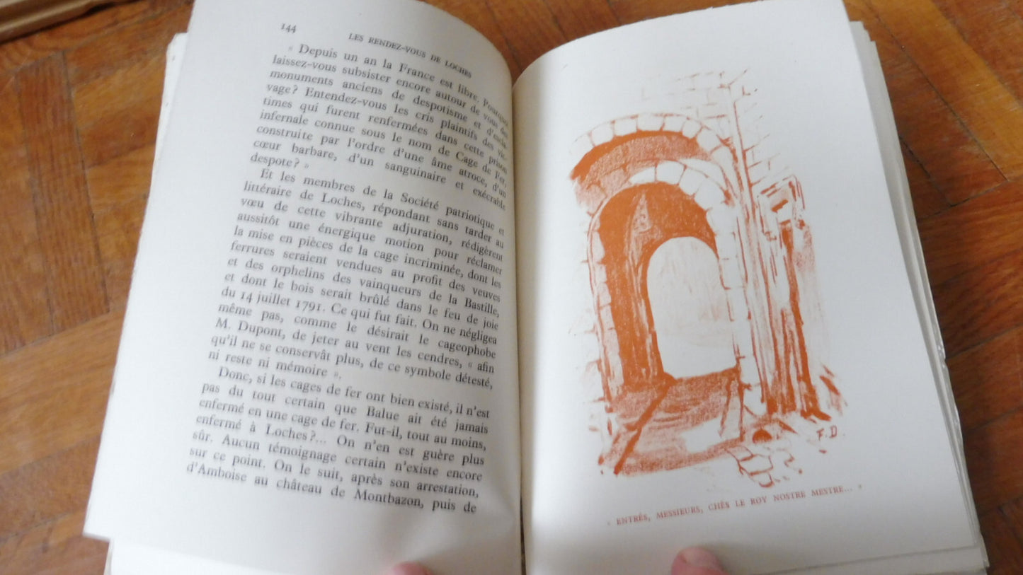 Le Rendez-vous de Loches (Roland Enguerand) 1946 Illus. Dubreuil TOURAINE