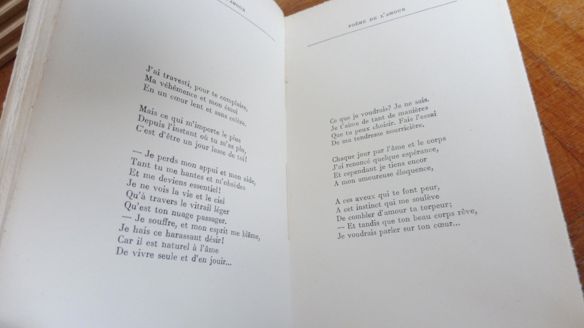 Choix de poésies de la Comtesse De Noailles 1930 EO VELIN
