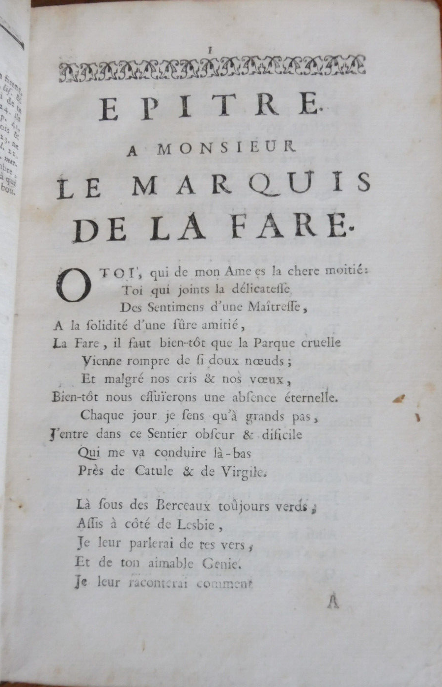 Poésies de Chaulieu et de La Fare 1724