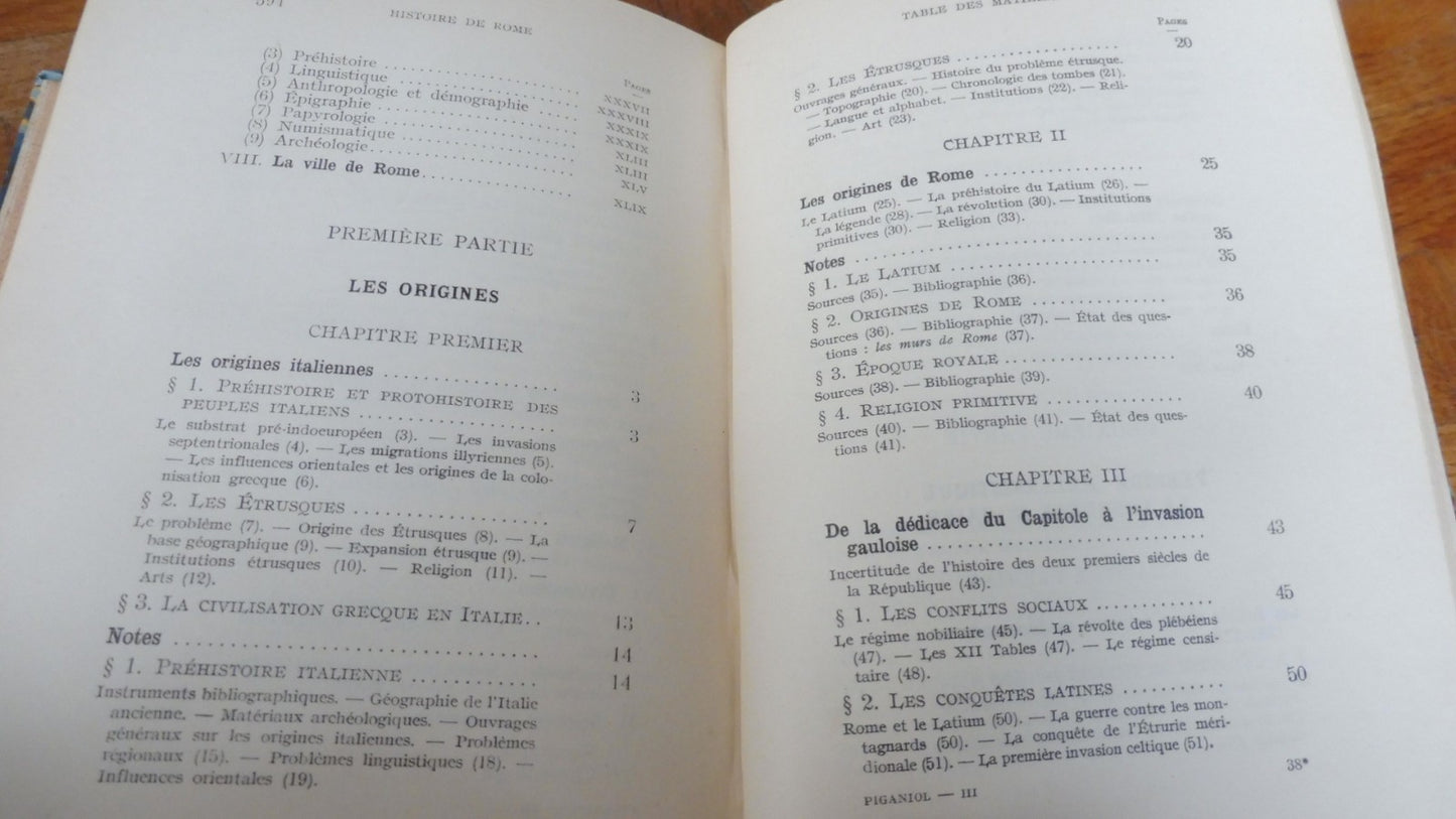 Histoire de Rome (André Piganiol) 1949