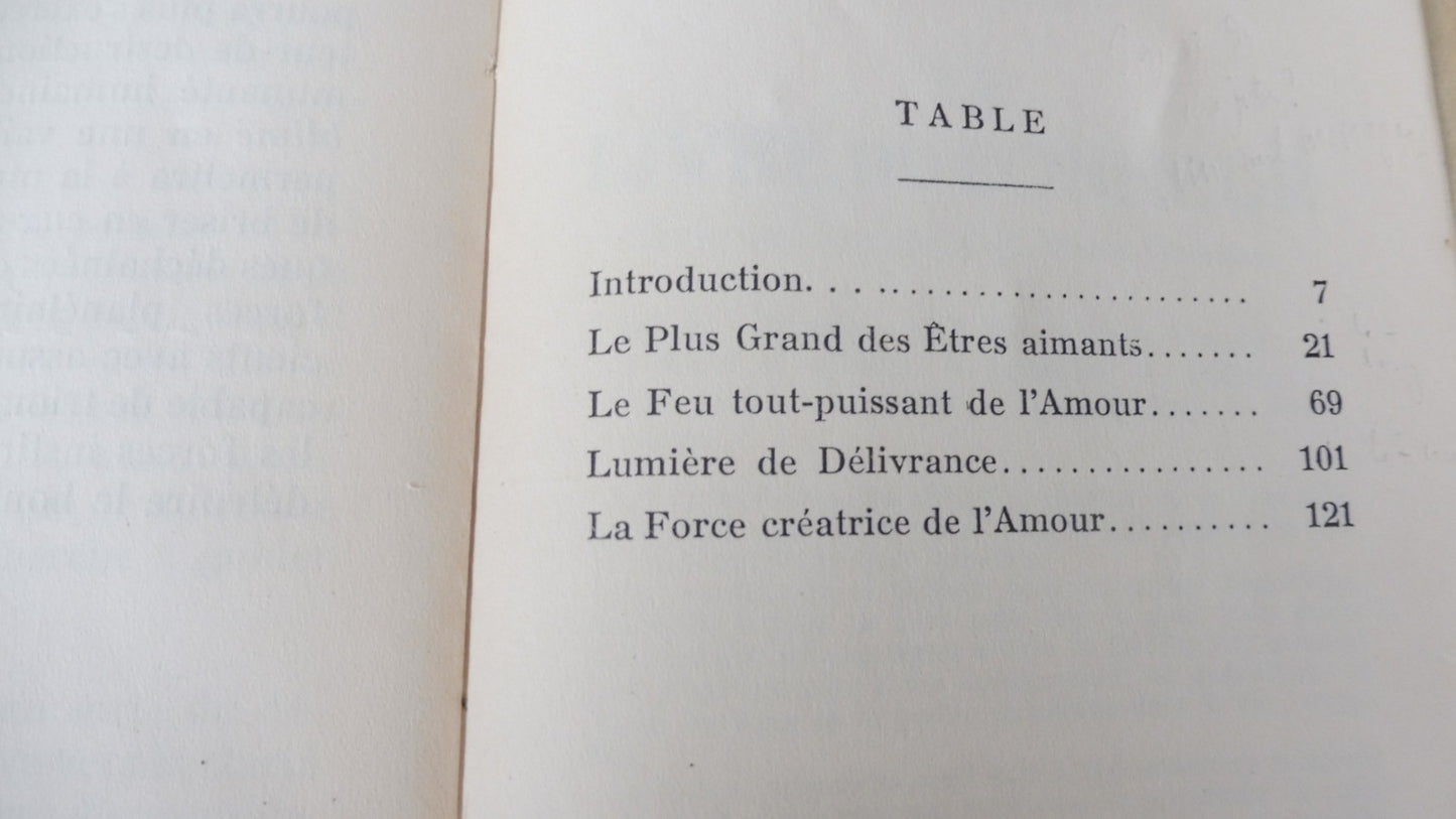 Le Livre de l'amour (Bo Yin Ra) 1934